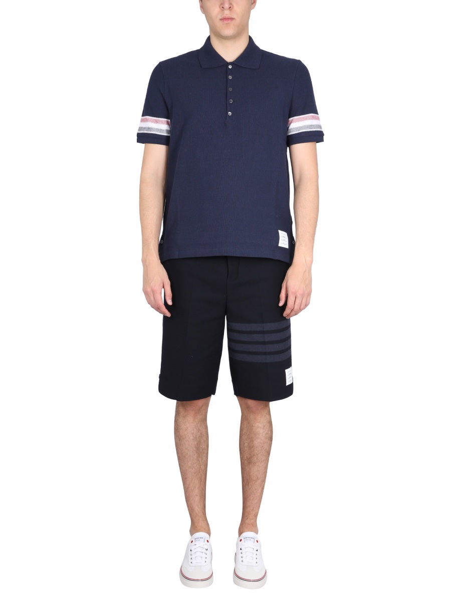 Thom Browne Men Cotton Polo THOM BROWNE