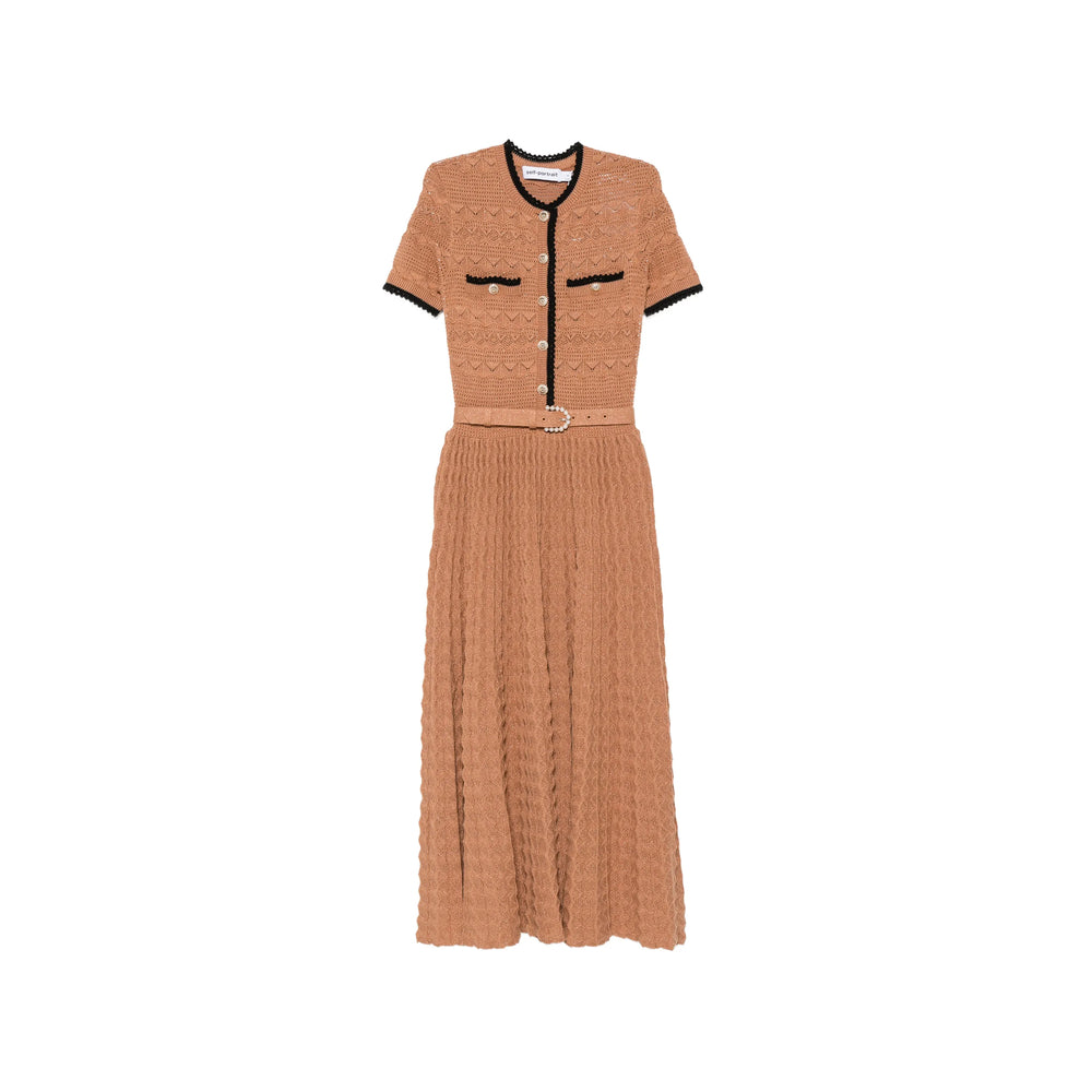 Self-Portrait Brown Dresses - Day Dresses Women SELF-PORTRAIT