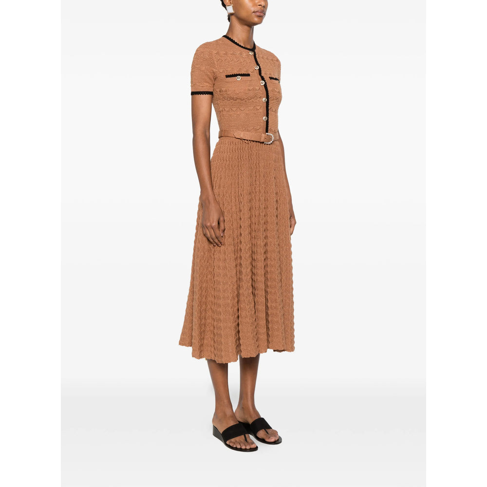 Self-Portrait Brown Dresses - Day Dresses Women SELF-PORTRAIT
