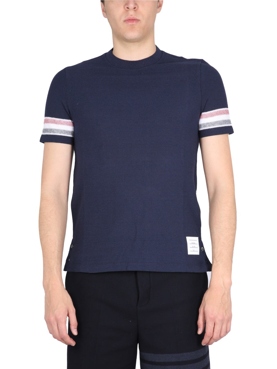 Thom Browne Men Stripes T-Shirt THOM BROWNE