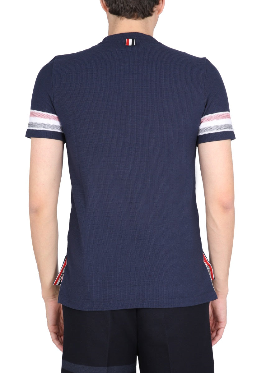 Thom Browne Men Stripes T-Shirt THOM BROWNE