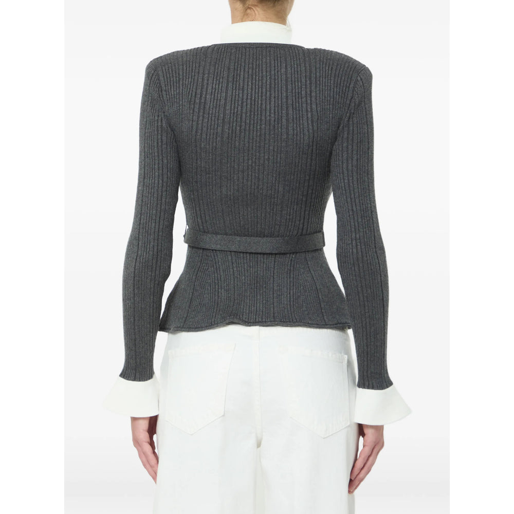 Self-Portrait Grey Knitwear - Cardigans Women SELF-PORTRAIT