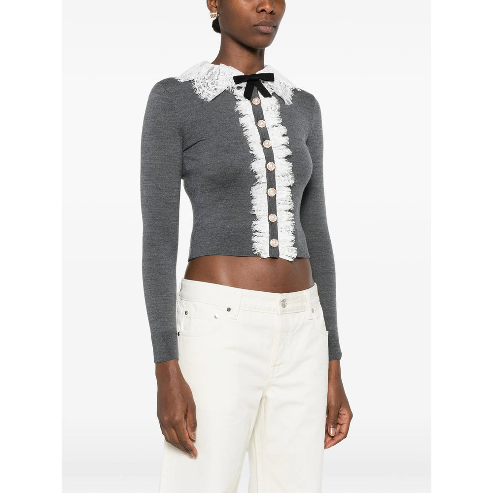 Self-Portrait Grey Tops - Cardigans Women SELF-PORTRAIT