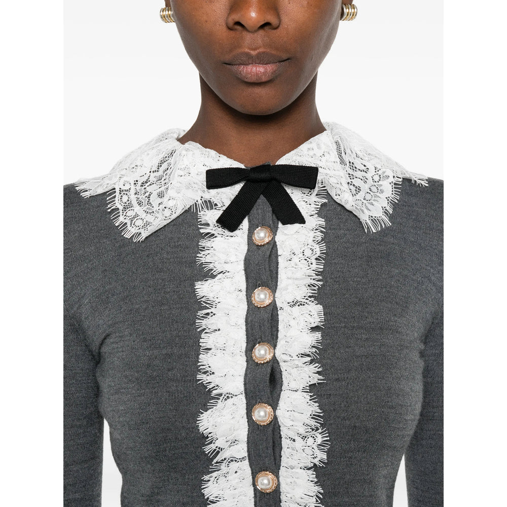 Self-Portrait Grey Tops - Cardigans Women SELF-PORTRAIT