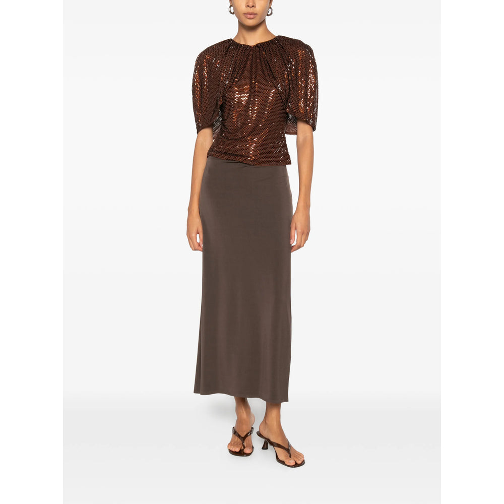 Self-Portrait Brown Tops - Blouses Women SELF-PORTRAIT