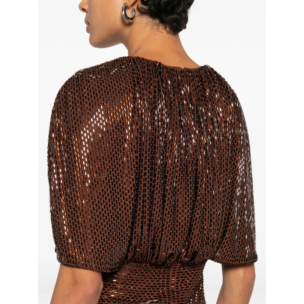 Self-Portrait Brown Tops - Blouses Women SELF-PORTRAIT