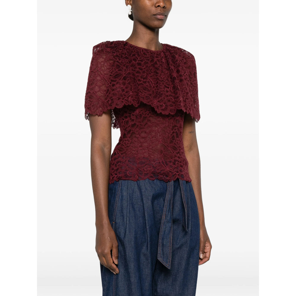 Self-Portrait Red Tops - Blouses Women SELF-PORTRAIT