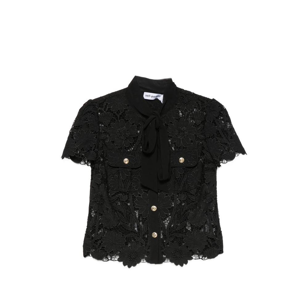 Self-Portrait Black Tops - Blouses Women SELF-PORTRAIT