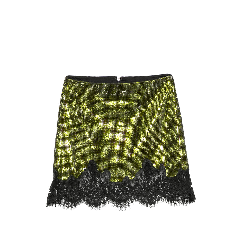 Self-Portrait Green Skirts - Fitted Skirts Women SELF-PORTRAIT