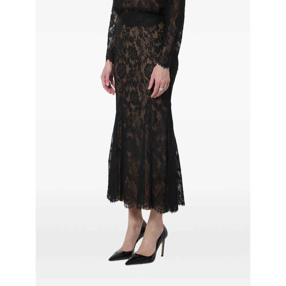 Self-Portrait Black Skirts - Fitted Skirts Women SELF-PORTRAIT
