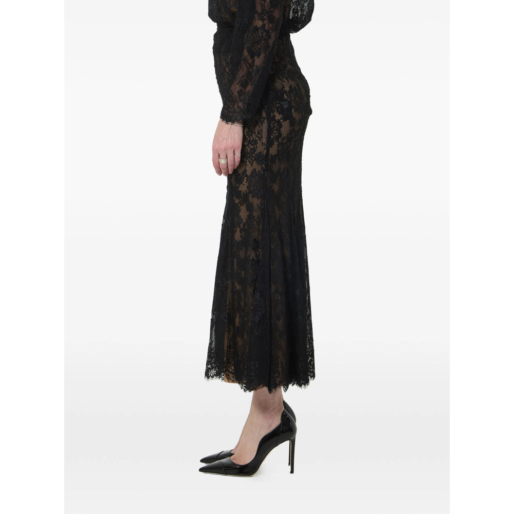 Self-Portrait Black Skirts - Fitted Skirts Women SELF-PORTRAIT