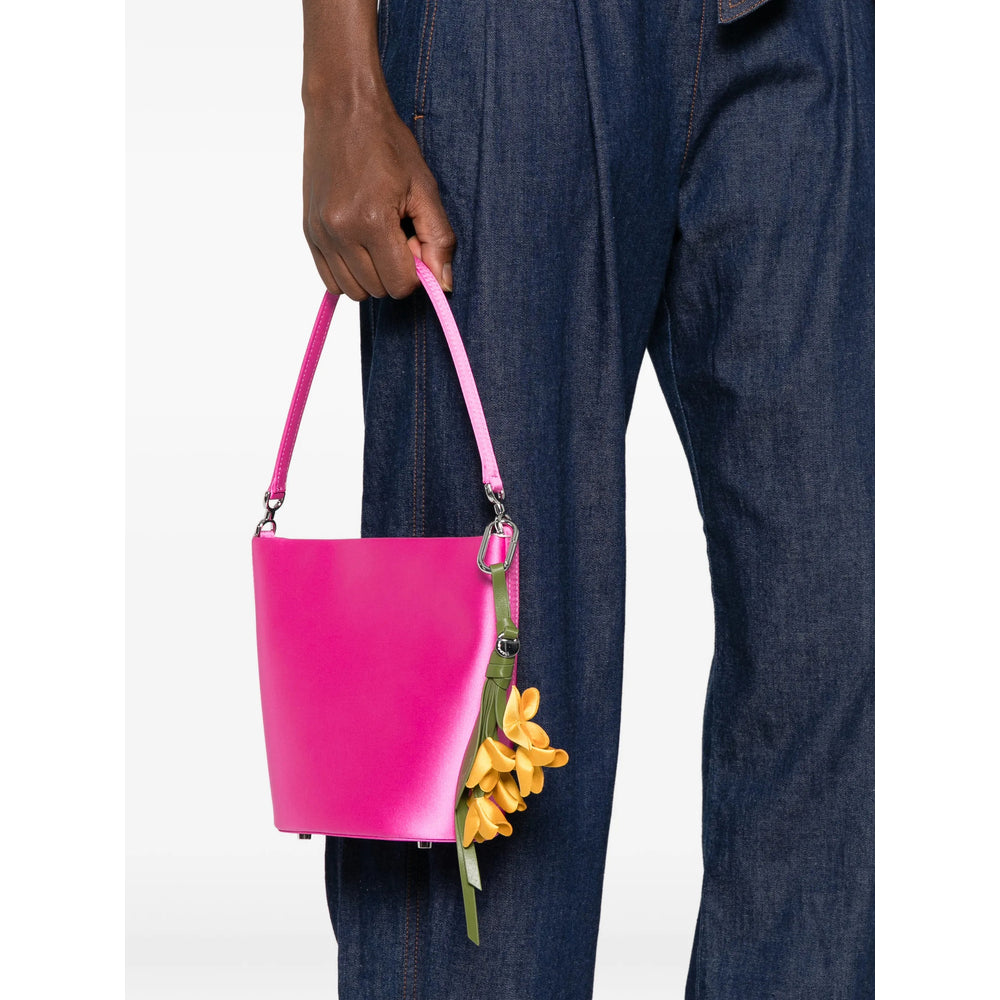 Self-Portrait Pink Bucket Bags Women SELF-PORTRAIT