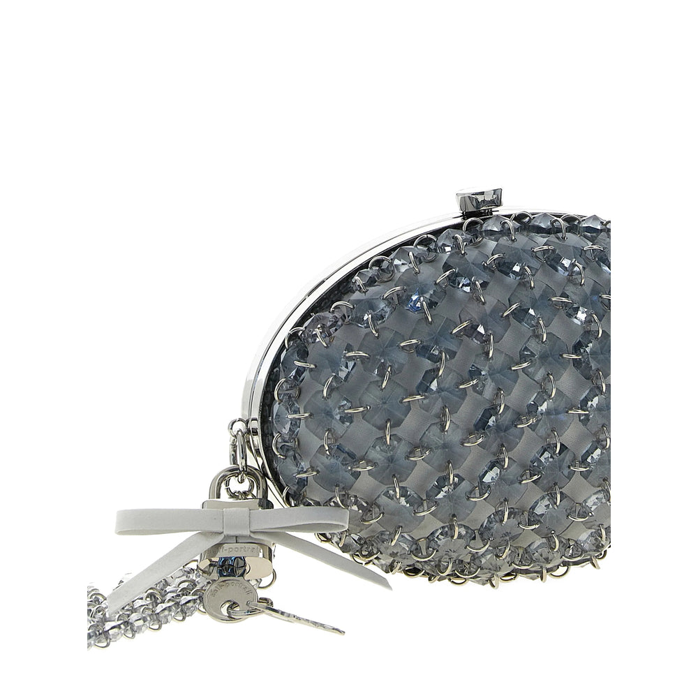 Self-Portrait Blue Clutch Bags Women SELF-PORTRAIT