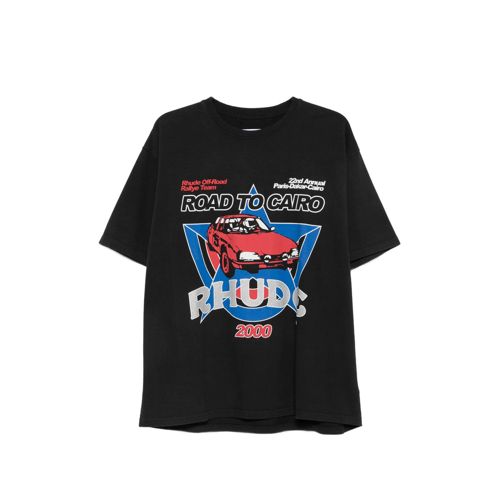 Rhude Black T-Shirts & Vests - T-Shirts Men RHUDE
