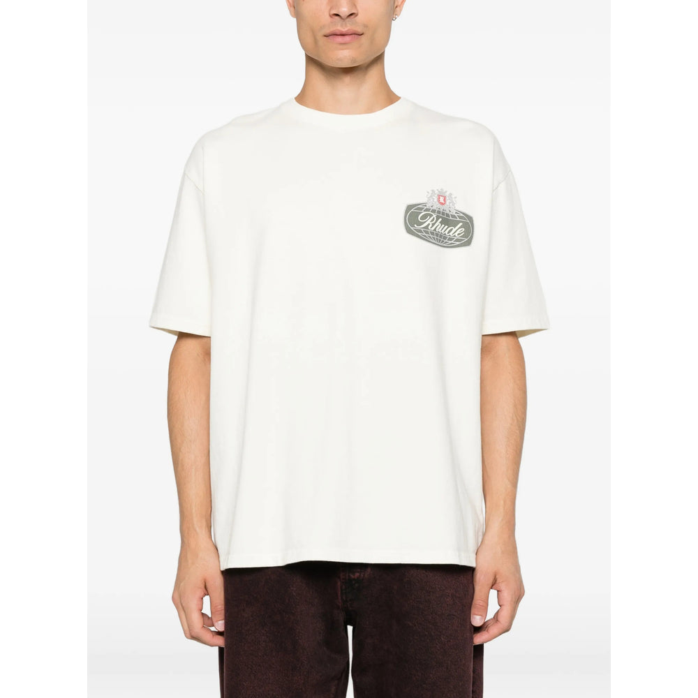 Rhude Neutrals T-Shirts & Vests - T-Shirts Men RHUDE