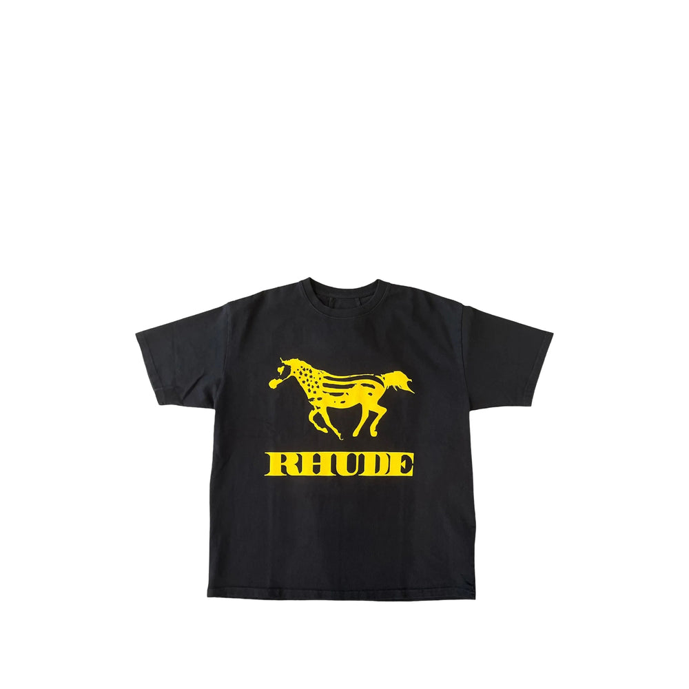 Rhude Black T-Shirts & Vests - T-Shirts Men RHUDE