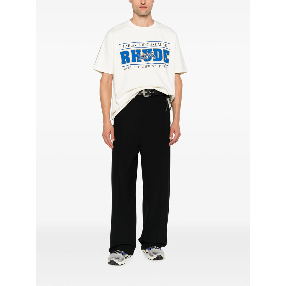 Rhude Neutrals T-Shirts & Vests - T-Shirts Men RHUDE