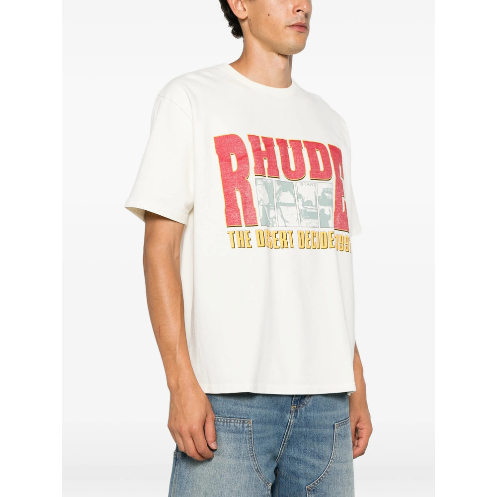Rhude Neutrals T-Shirts & Vests - T-Shirts Men RHUDE