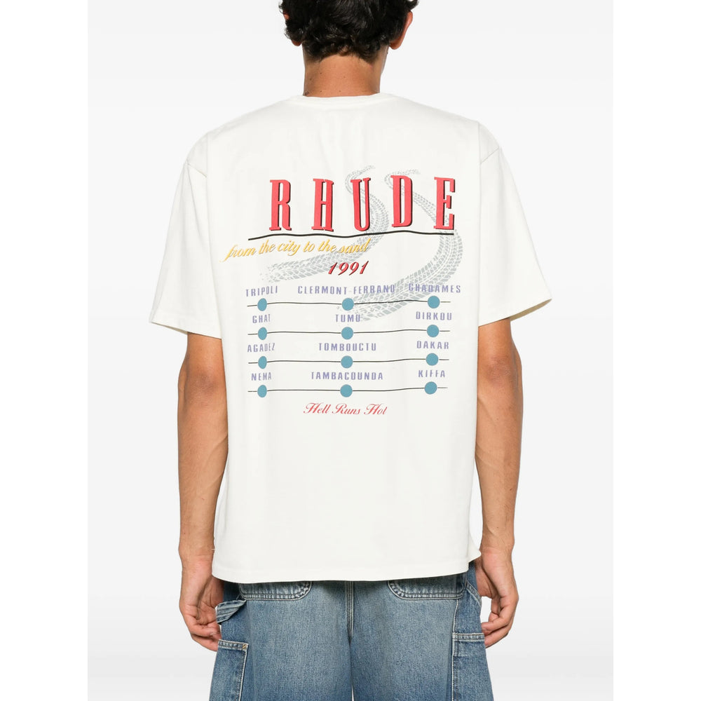 Rhude Neutrals T-Shirts & Vests - T-Shirts Men RHUDE