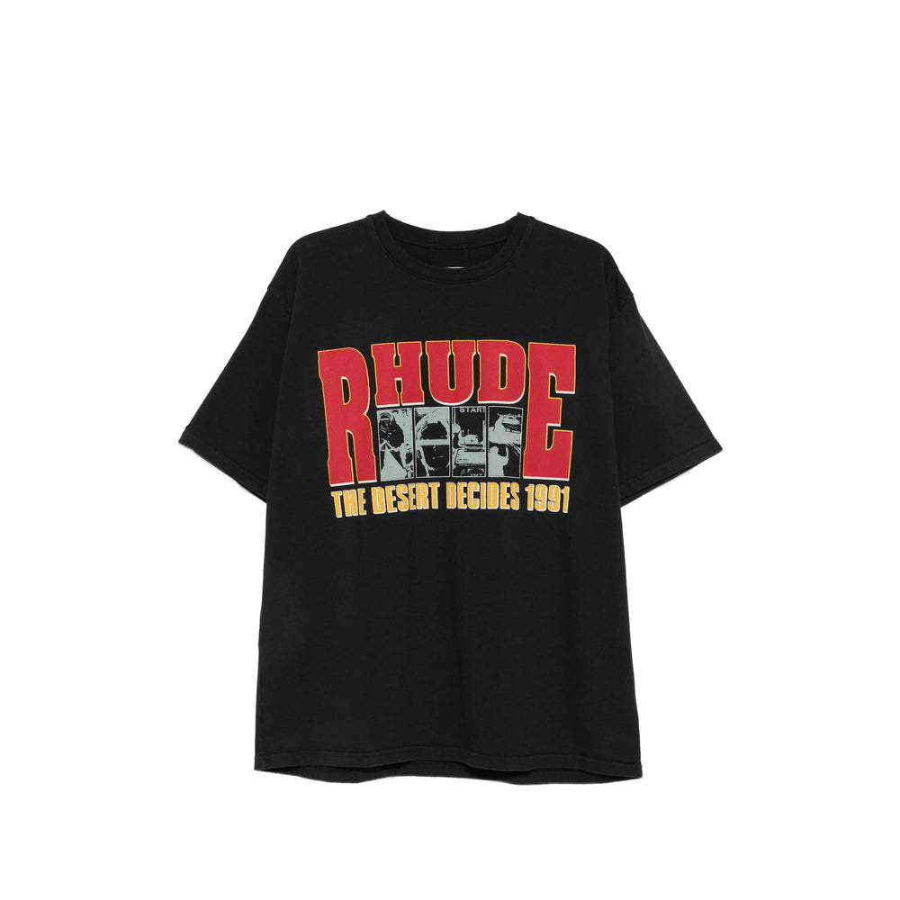 Rhude Black T-Shirts & Vests - T-Shirts Men RHUDE