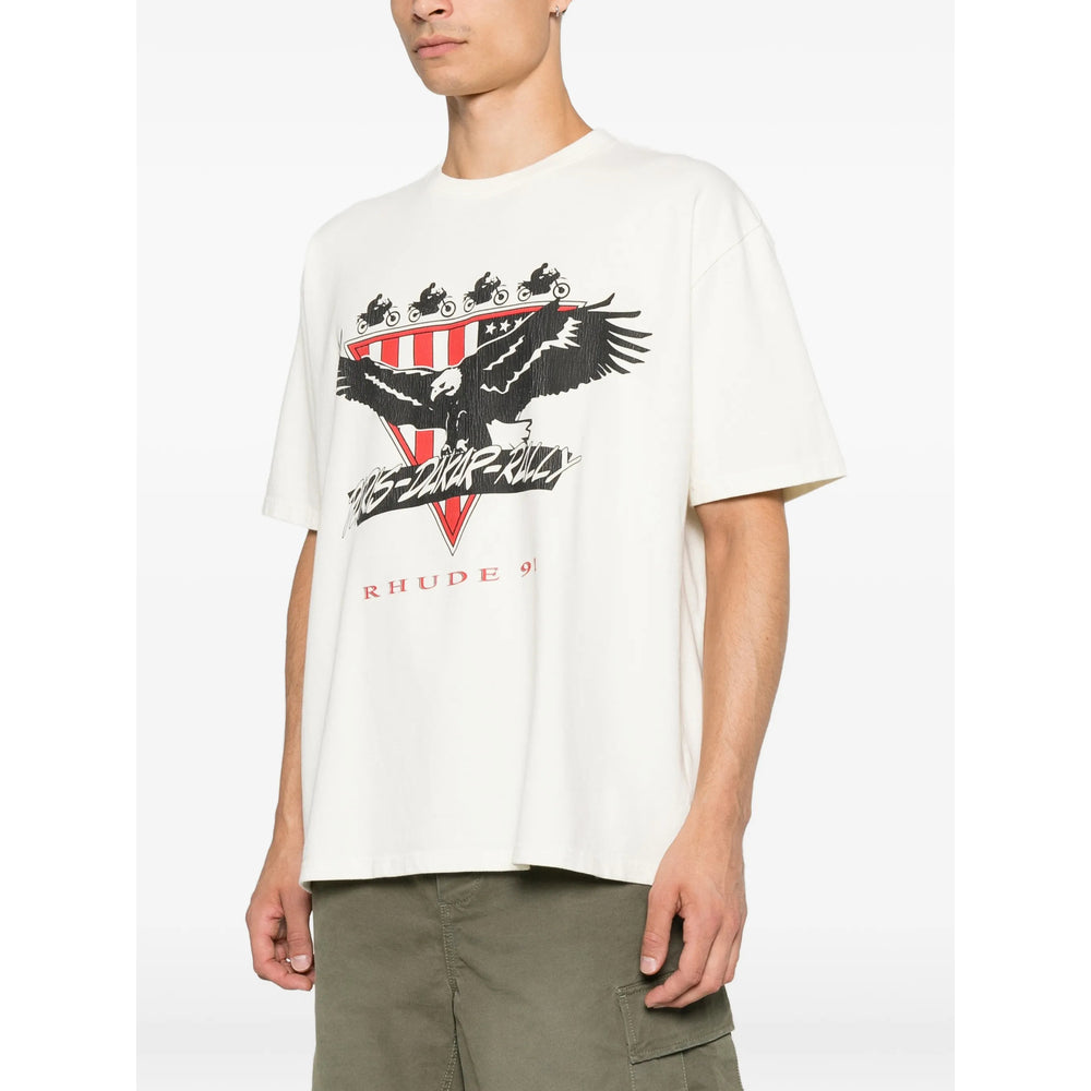 Rhude Neutrals T-Shirts & Vests - T-Shirts Men RHUDE