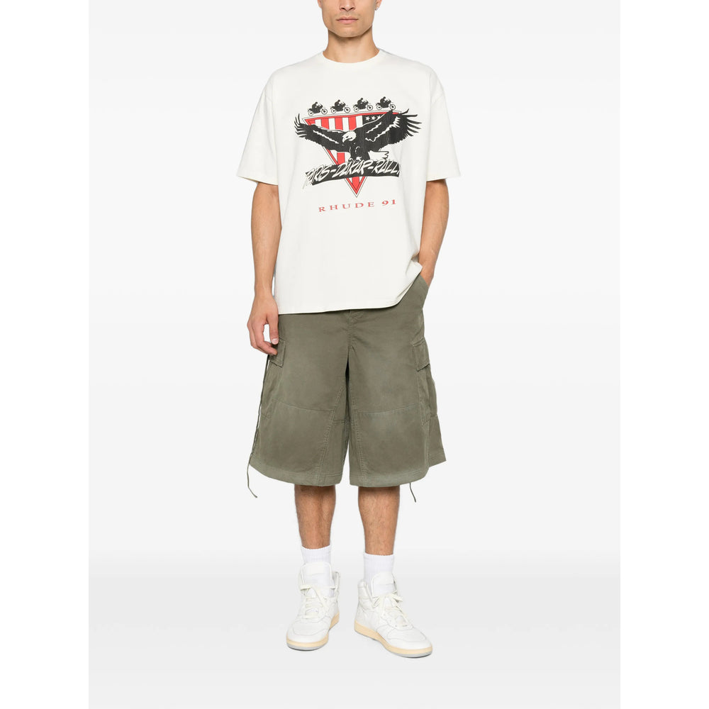 Rhude Neutrals T-Shirts & Vests - T-Shirts Men RHUDE