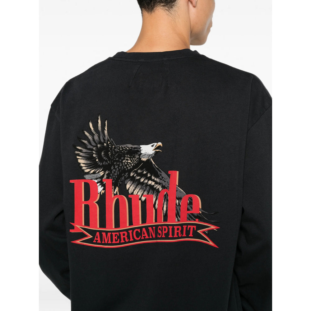 Rhude Black T-Shirts & Vests - T-Shirts Men RHUDE