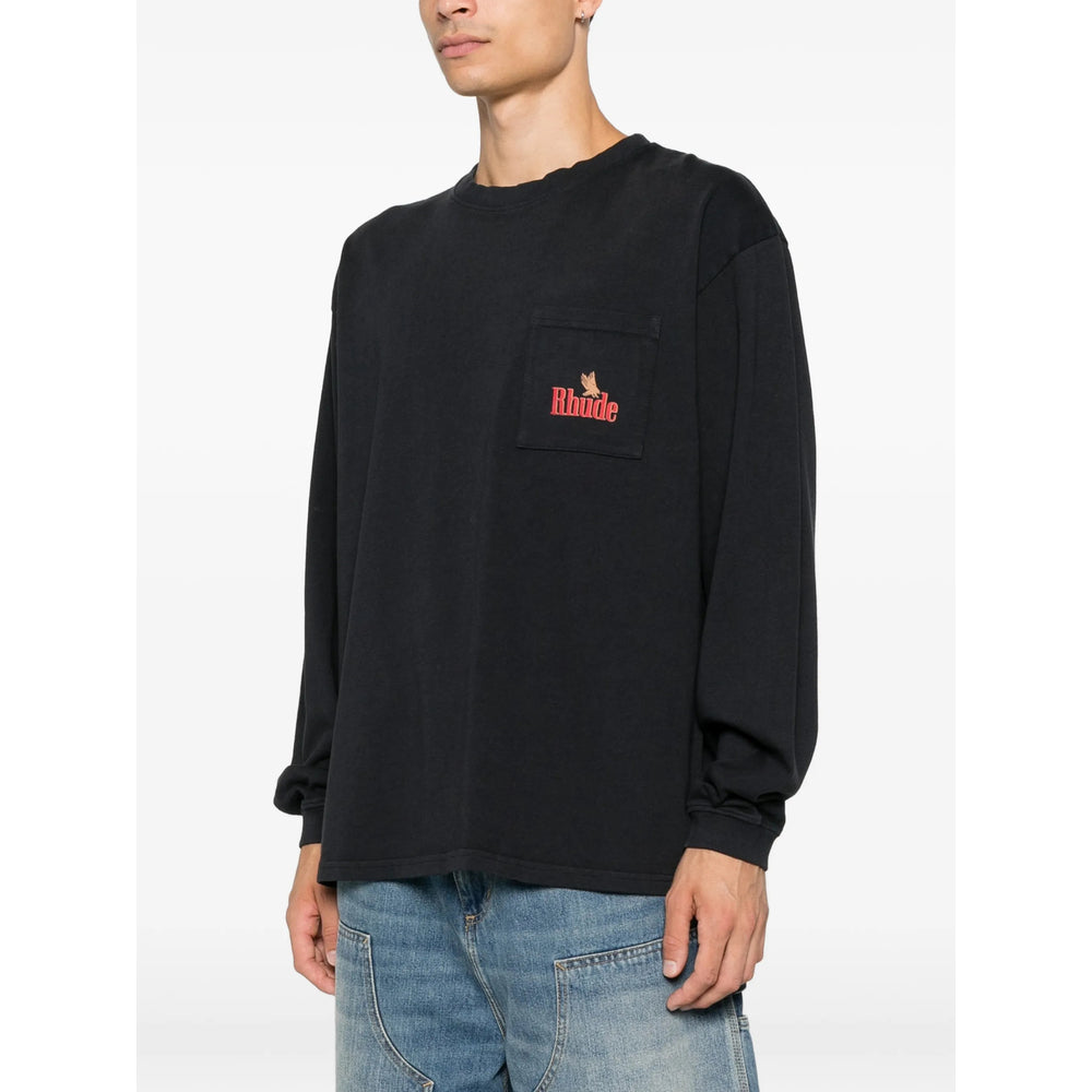 Rhude Black T-Shirts & Vests - T-Shirts Men RHUDE