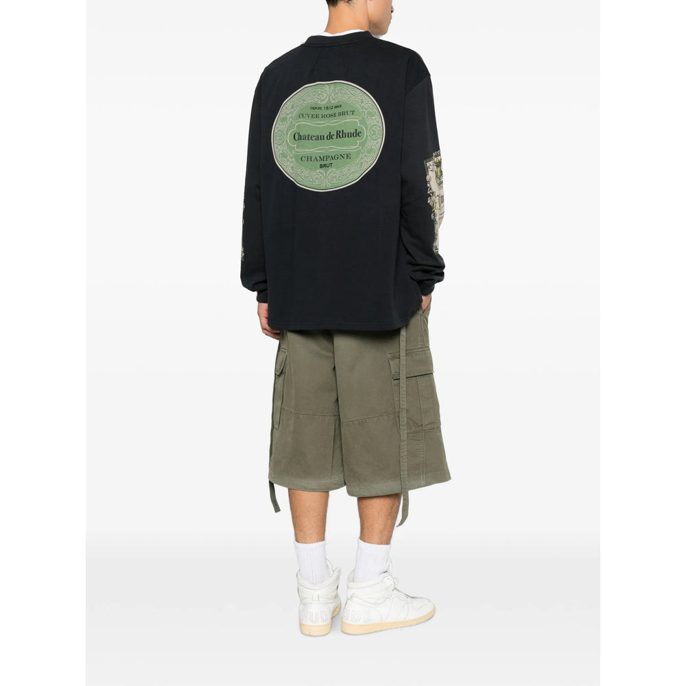 Rhude Black T-Shirts & Vests - T-Shirts Men RHUDE