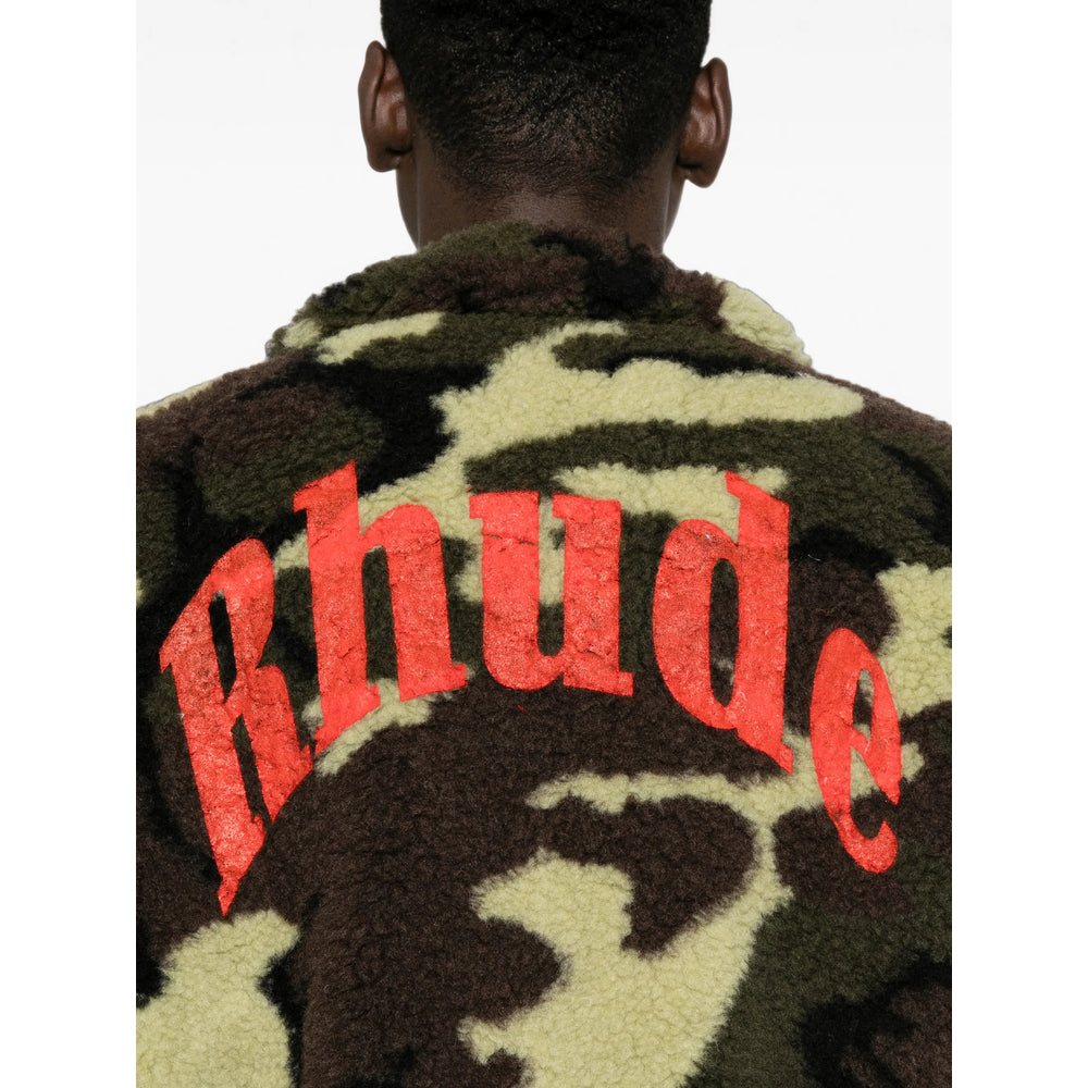 Rhude Green Jackets Men RHUDE