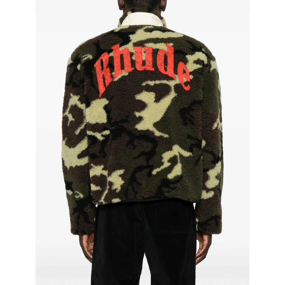 Rhude Green Jackets Men RHUDE