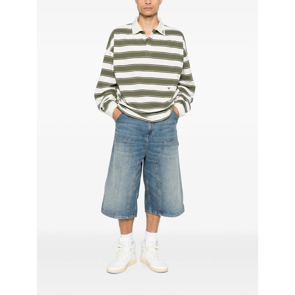 Rhude Green Polo Shirts Men RHUDE