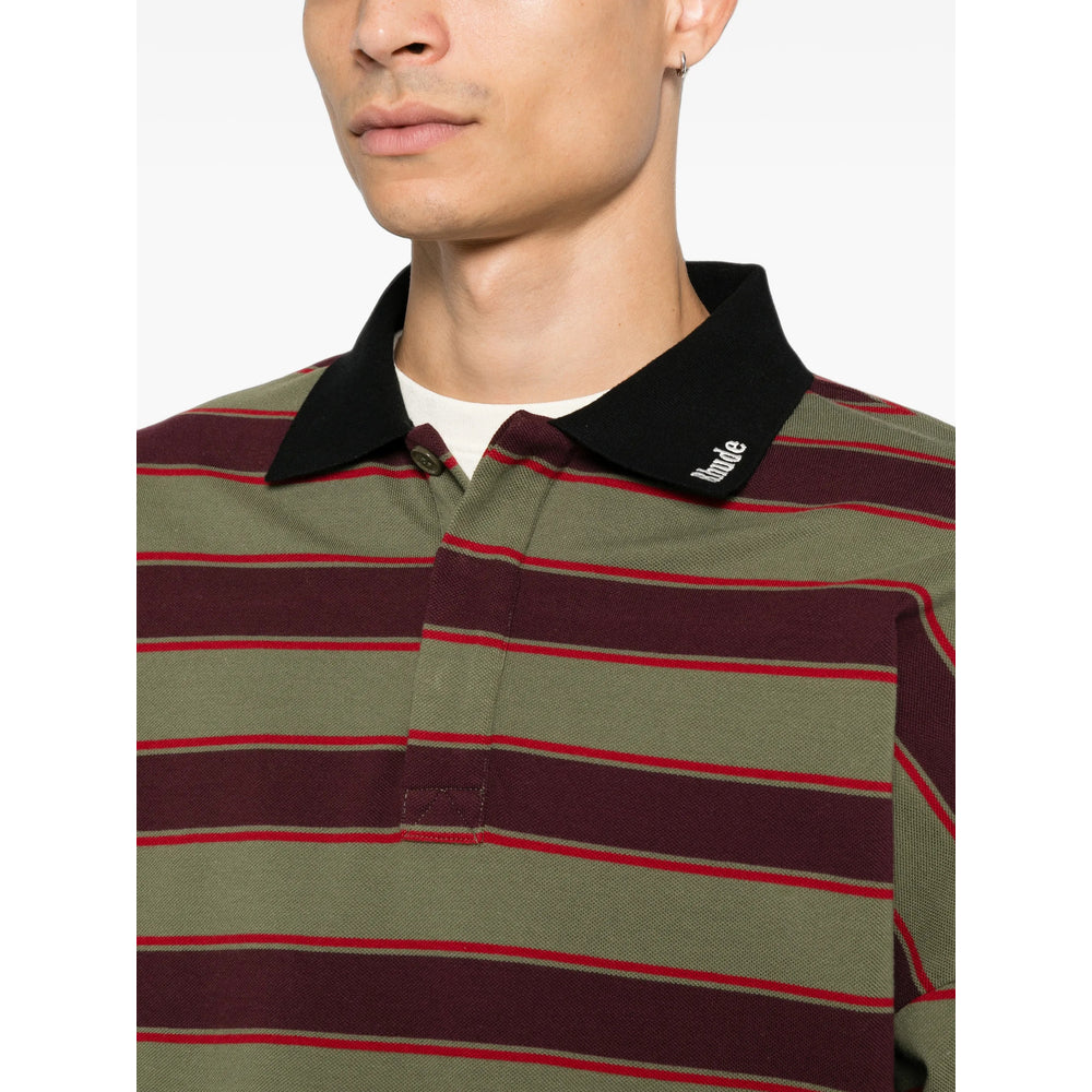 Rhude Green Polo Shirts Men RHUDE