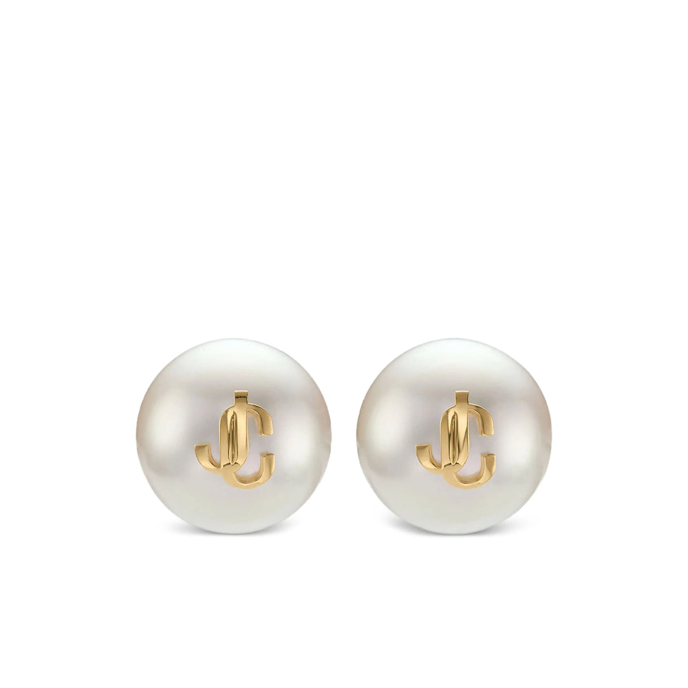 Jimmy Choo White Earrings Women JIMMY CHOO