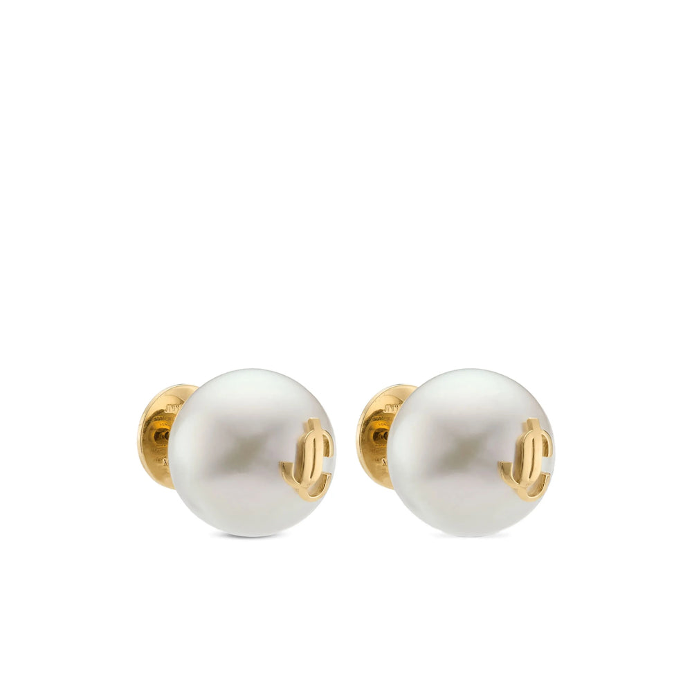 Jimmy Choo White Earrings Women JIMMY CHOO