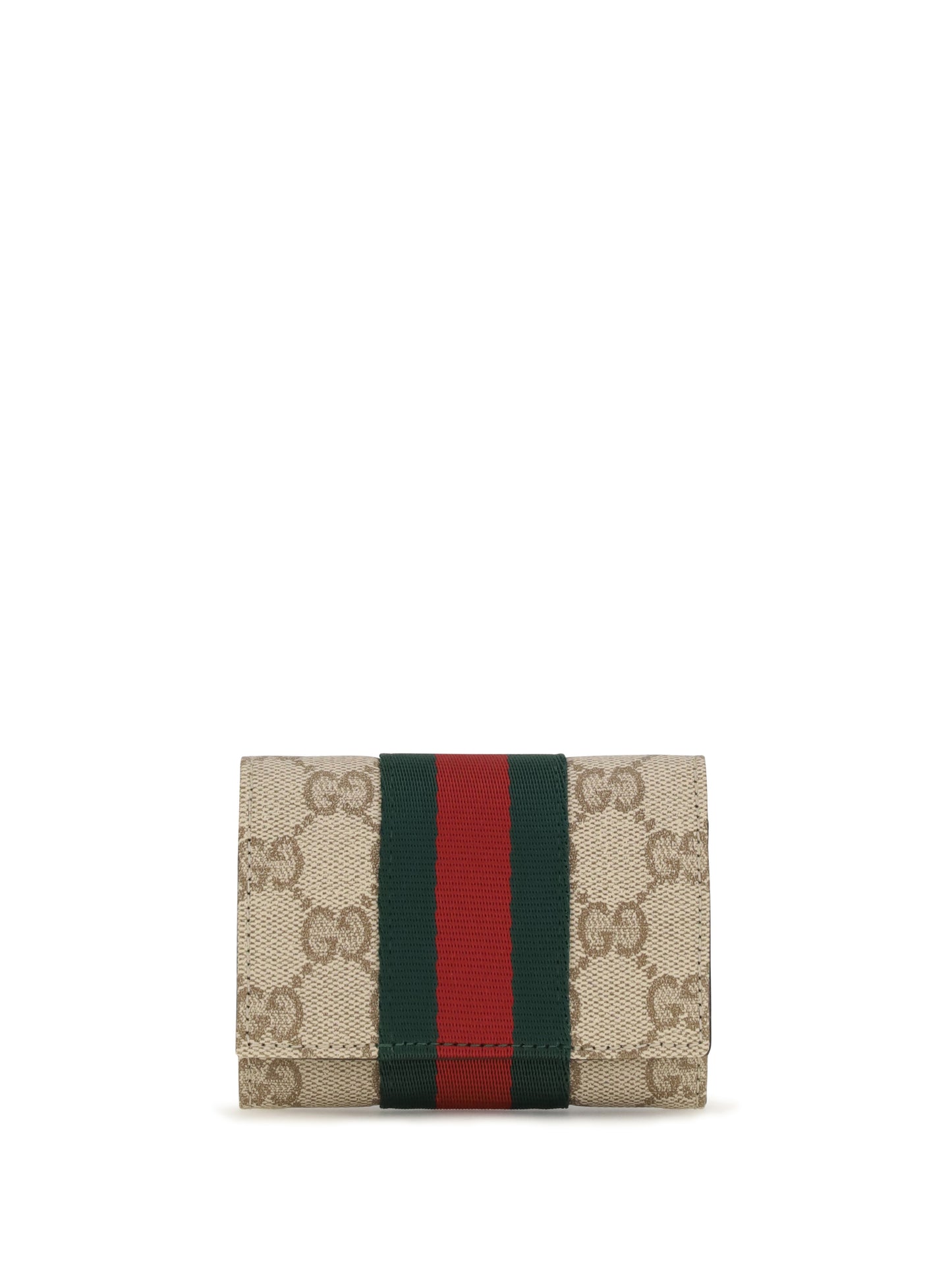 Gucci Women Web Bi-Fold Card Holder GUCCI