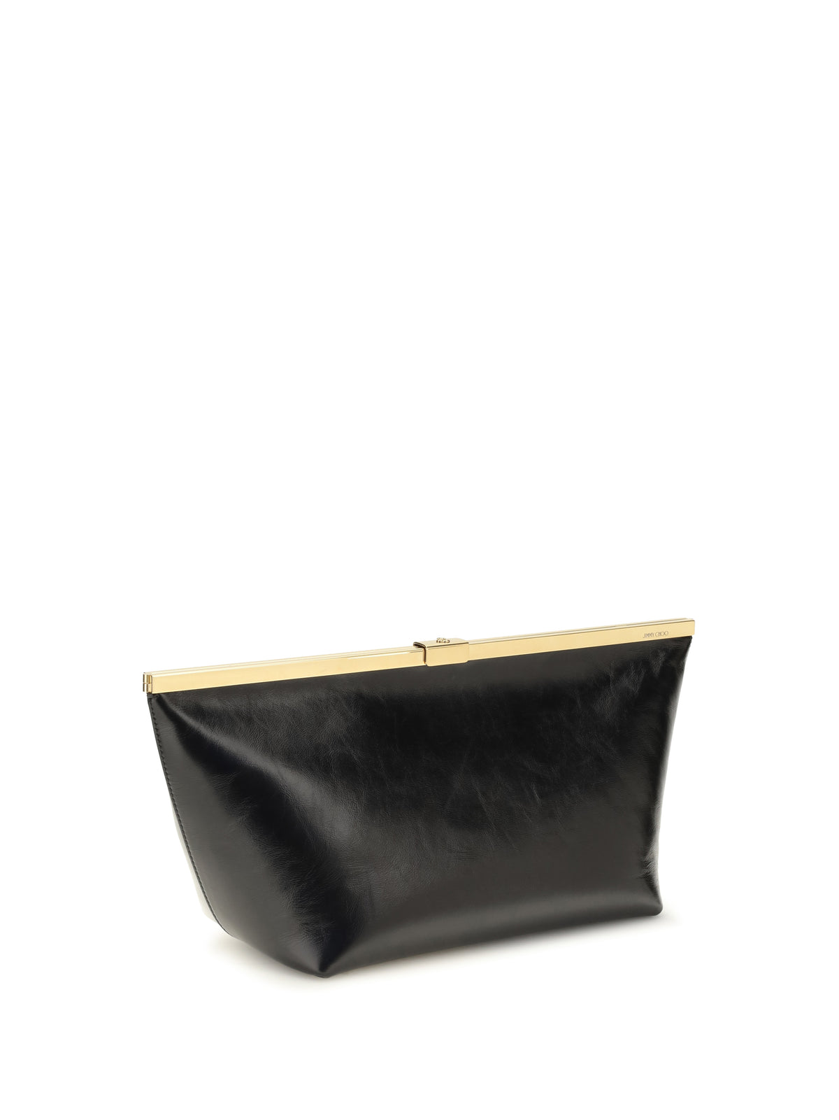 Jimmy Choo Women Large Ganache Biker Leather Clutch JIMMY CHOO