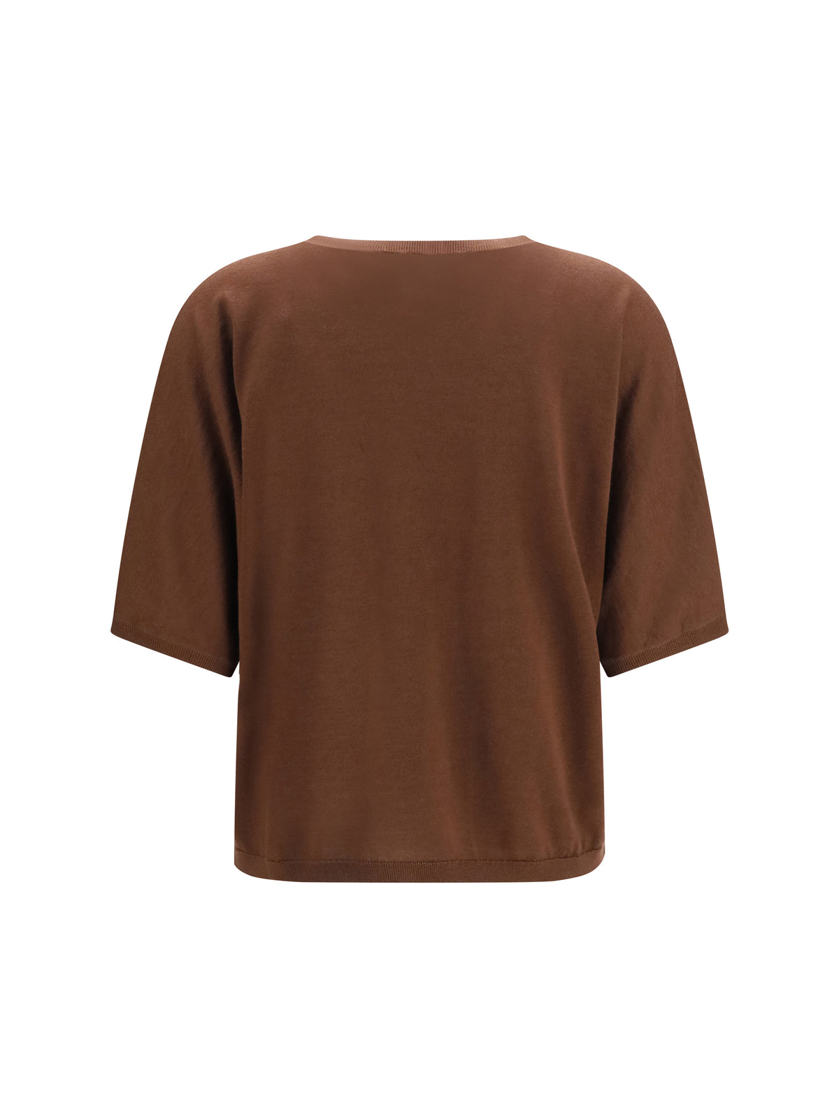 Brunello Cucinelli Women Short-Sleeve Cashmere And Silk Sweater BRUNELLO CUCINELLI