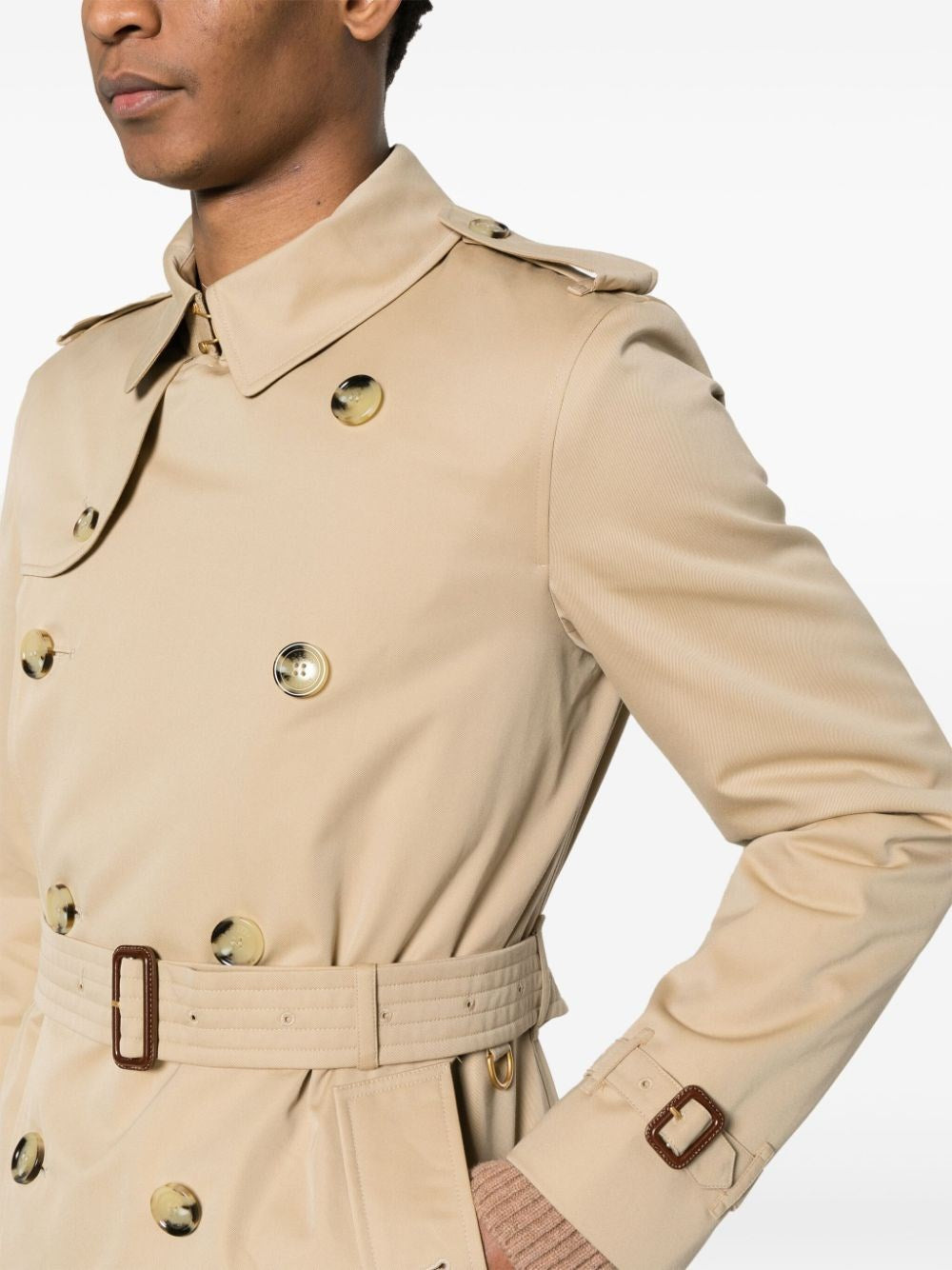 Burberry Men "The Kensington" Medium Trench Coat BURBERRY