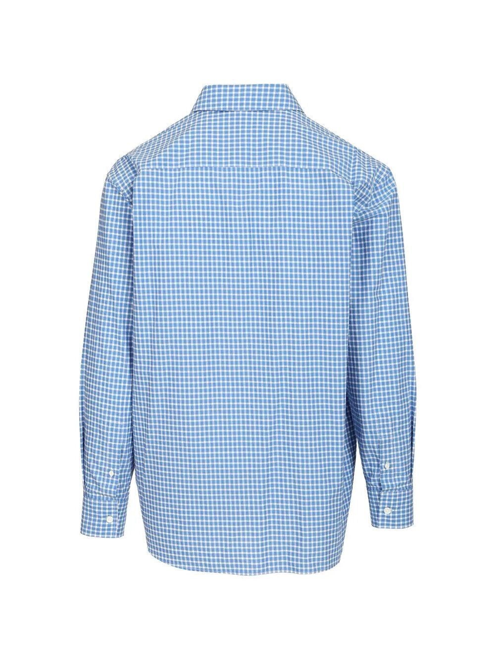 Loewe Paula's Ibiza Men Lightweight Textured Checked Cotton Shirt. LOEWE