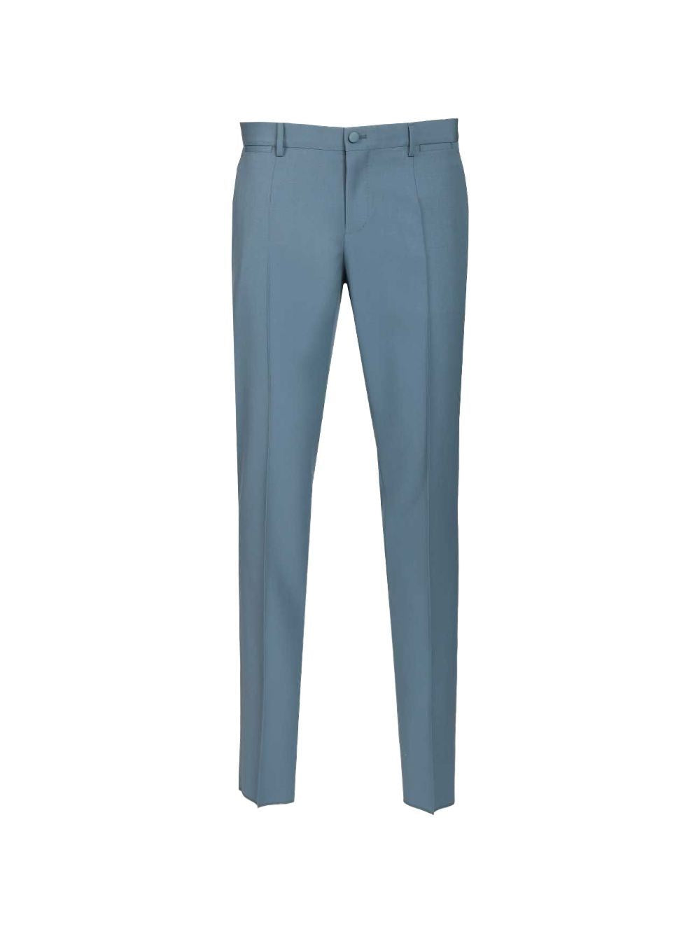 Dolce & Gabbana Men Wool Poplin Trousers DOLCE & GABBANA