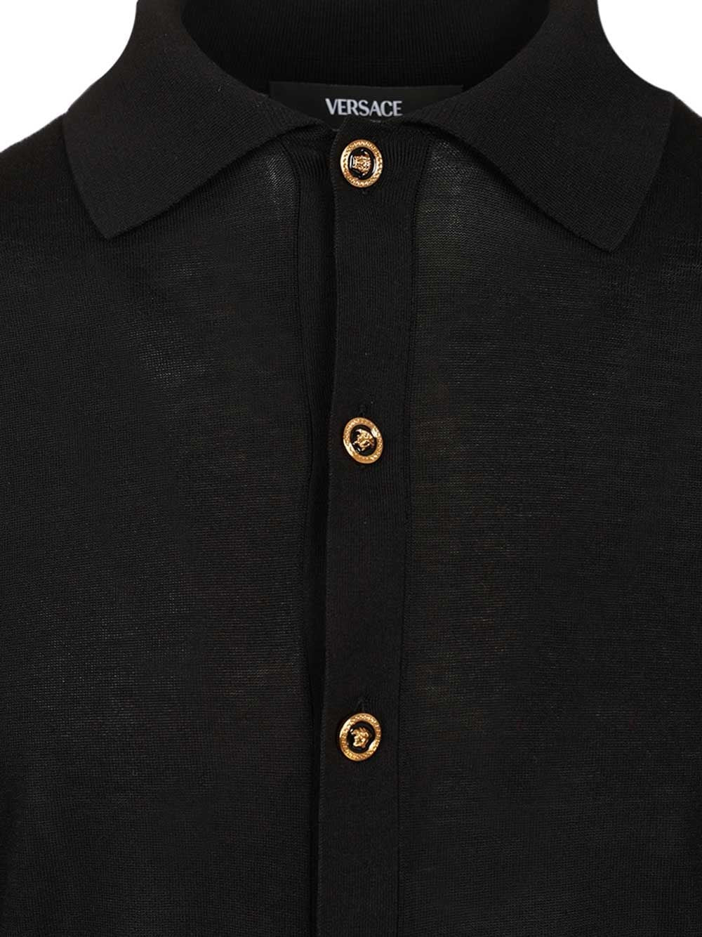Versace Men Cotton And Silk Cardigan VERSACE