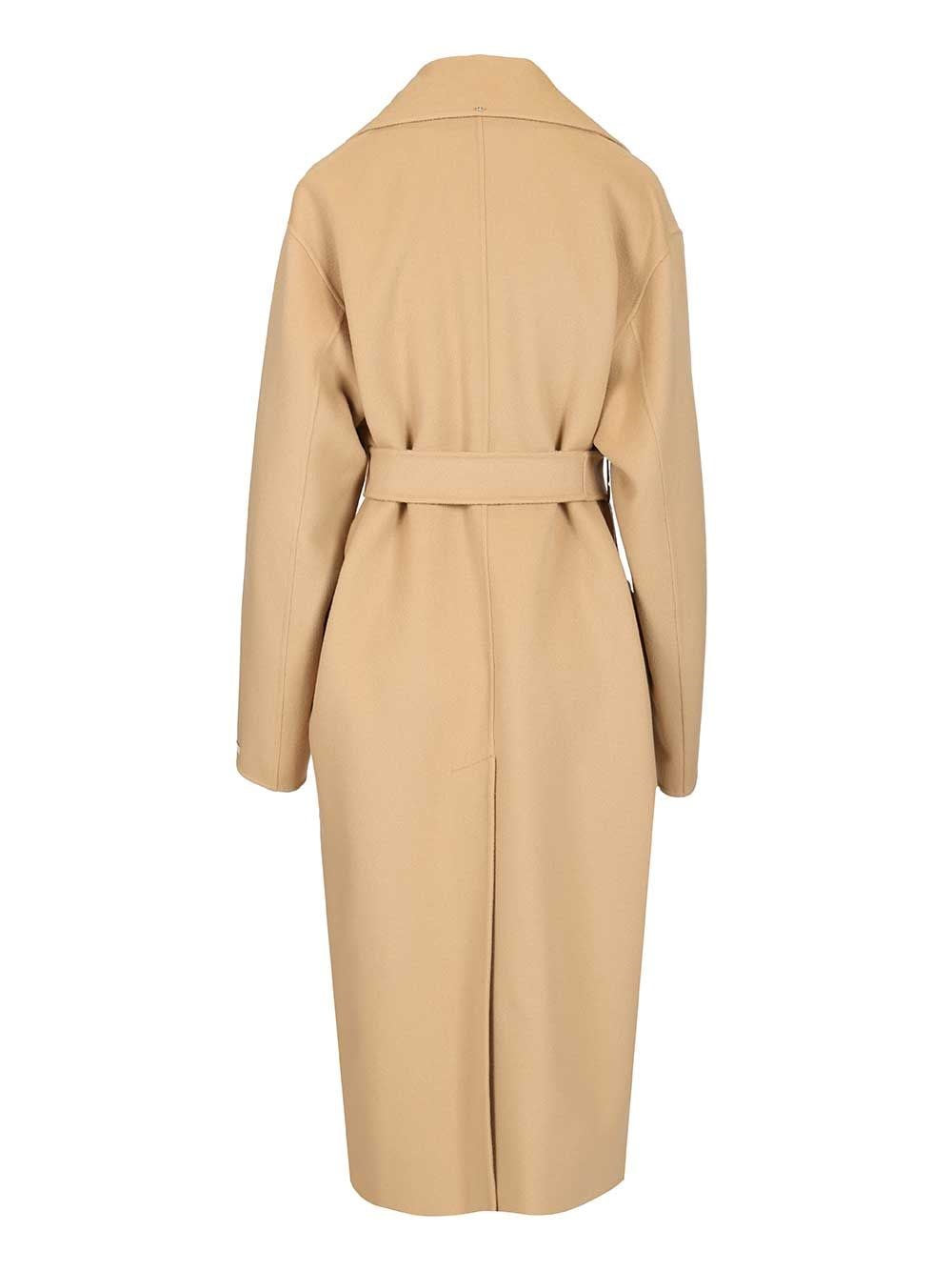 Sportmax Women Pure Wool Dressing Gown Coat SPORTMAX