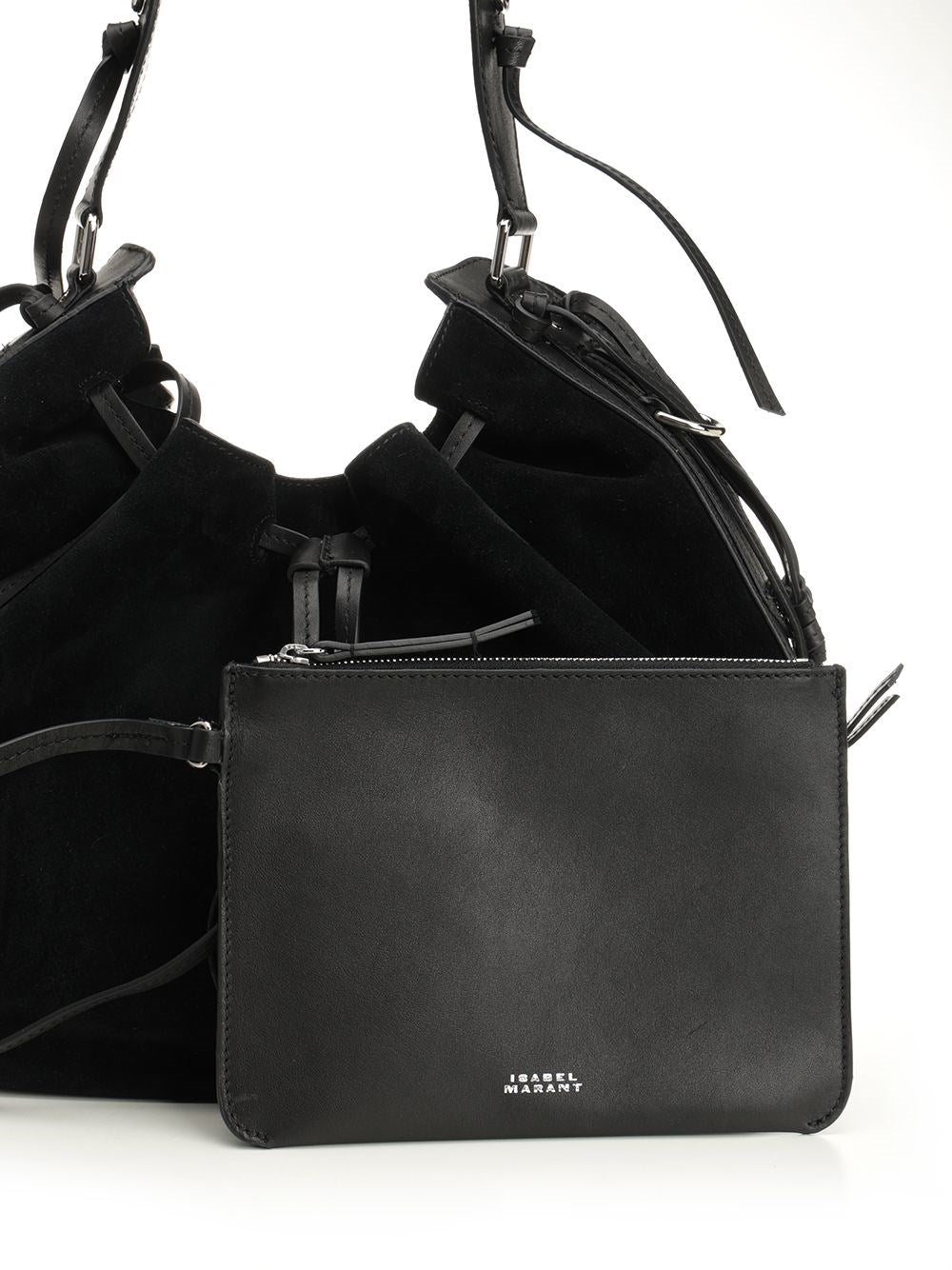 Isabel Marant Women "Bolton" Medium Suede Shoulder Bag ISABEL MARANT
