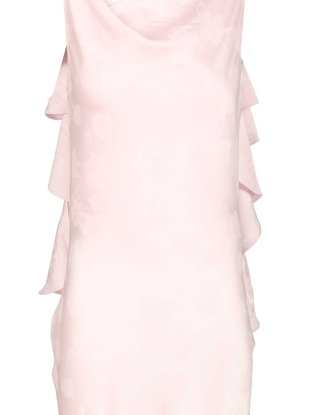Rotate Women Long Satin Jacquard Dress ROTATE
