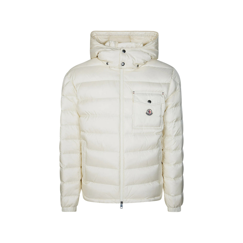 Moncler White Jackets - Padded & Down Jackets Men MONCLER
