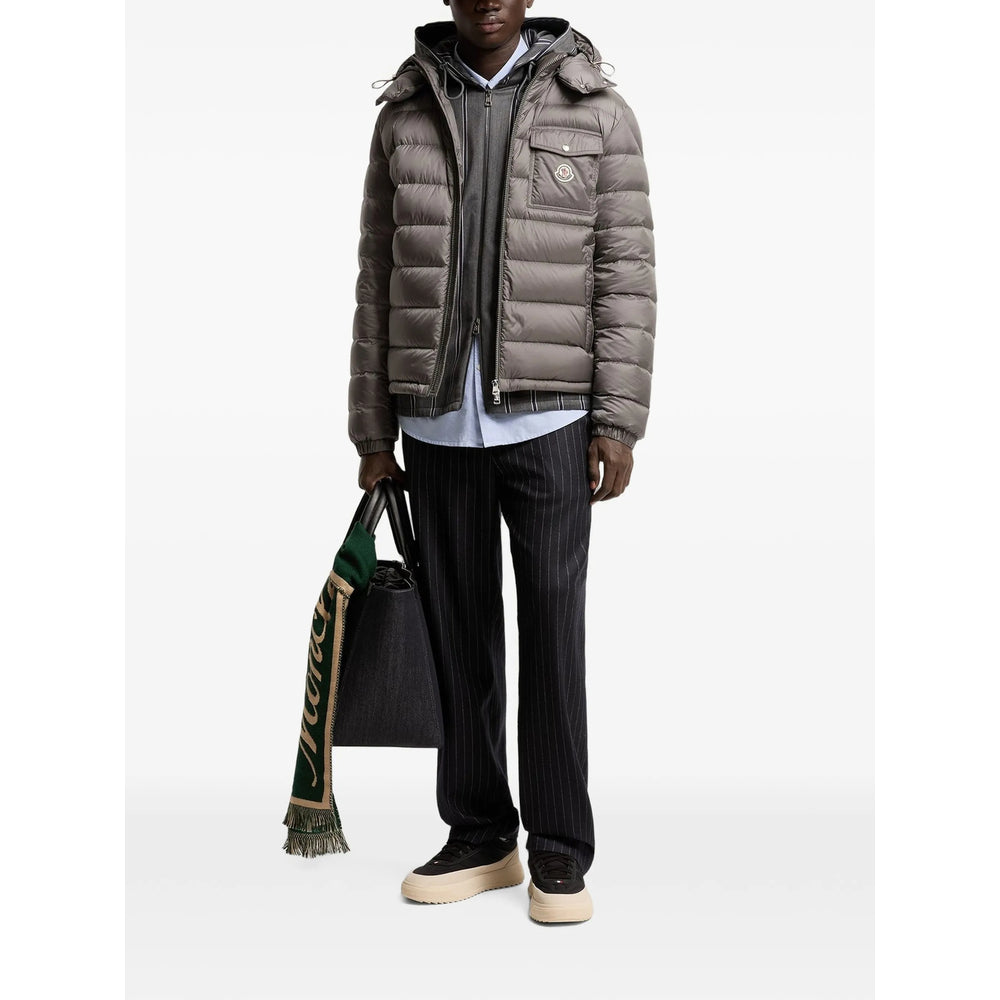 Moncler Grey Jackets - Padded & Down Jackets Men MONCLER