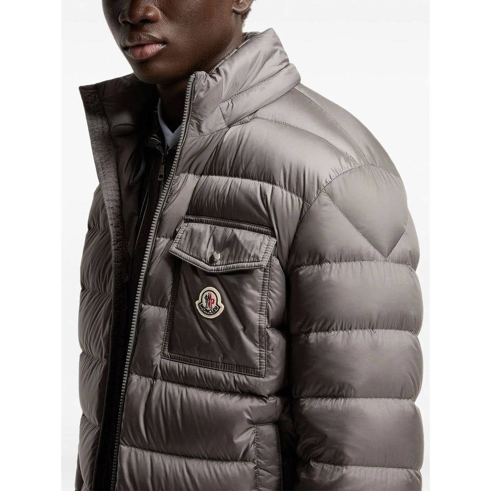 Moncler Grey Jackets - Padded & Down Jackets Men MONCLER