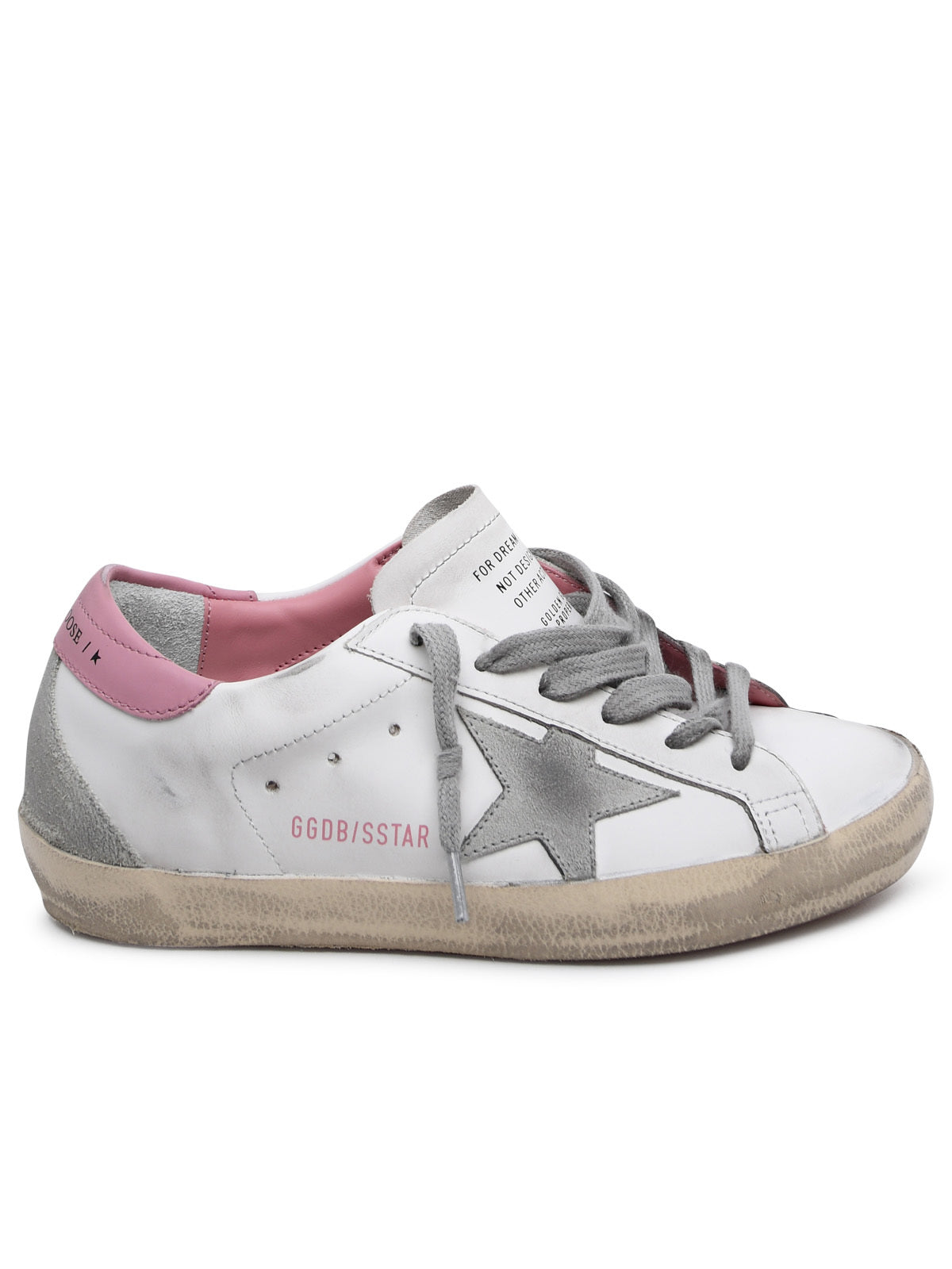 Golden Goose Woman White Leather Superstar Sneakers