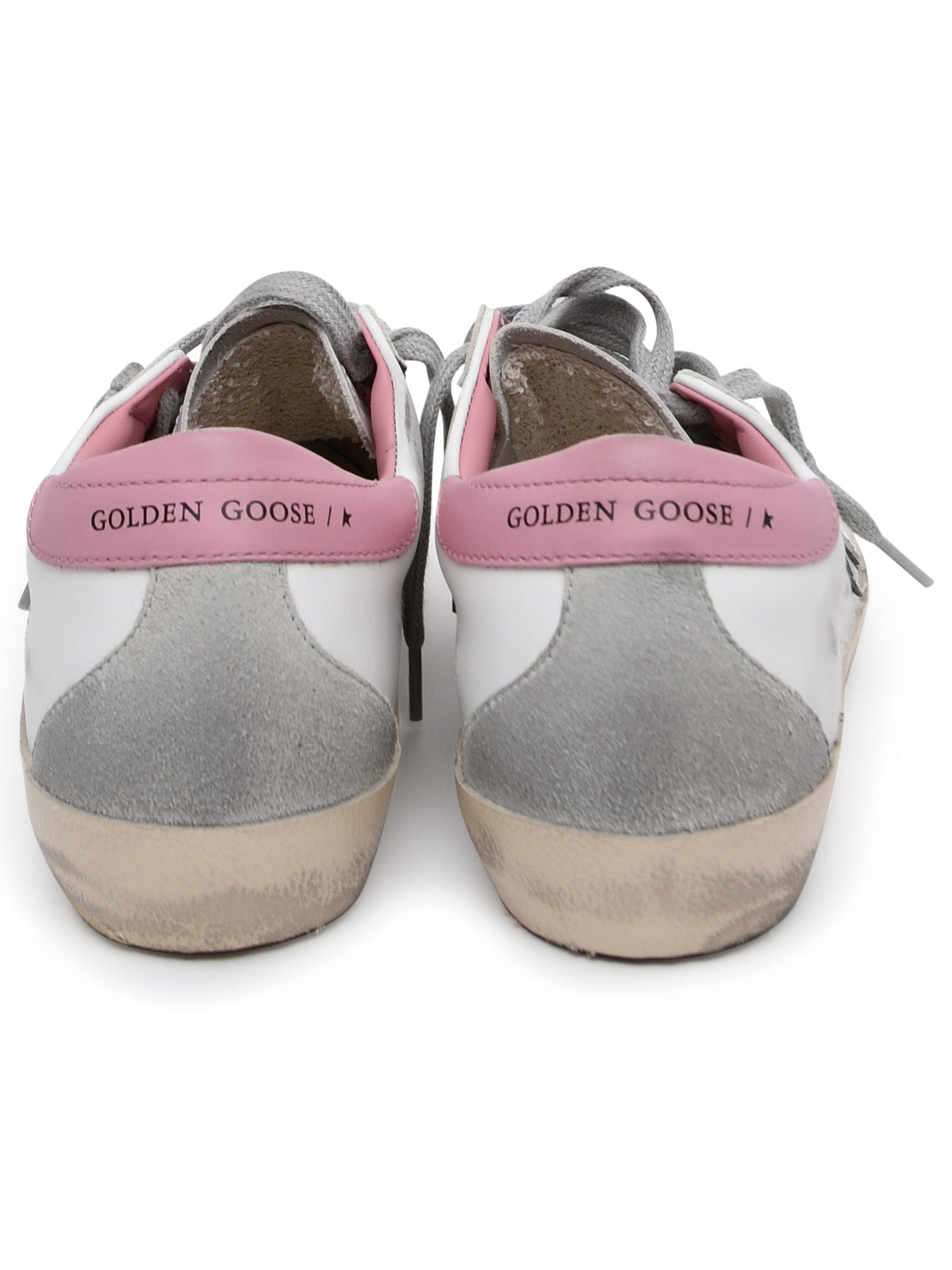 Golden Goose Woman White Leather Superstar Sneakers